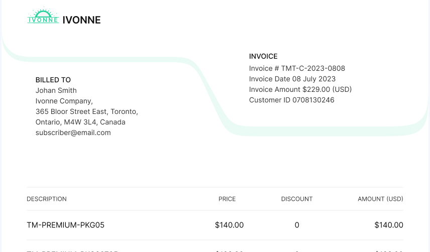 Medical Invoice