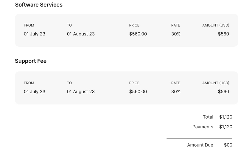 Medical Invoice